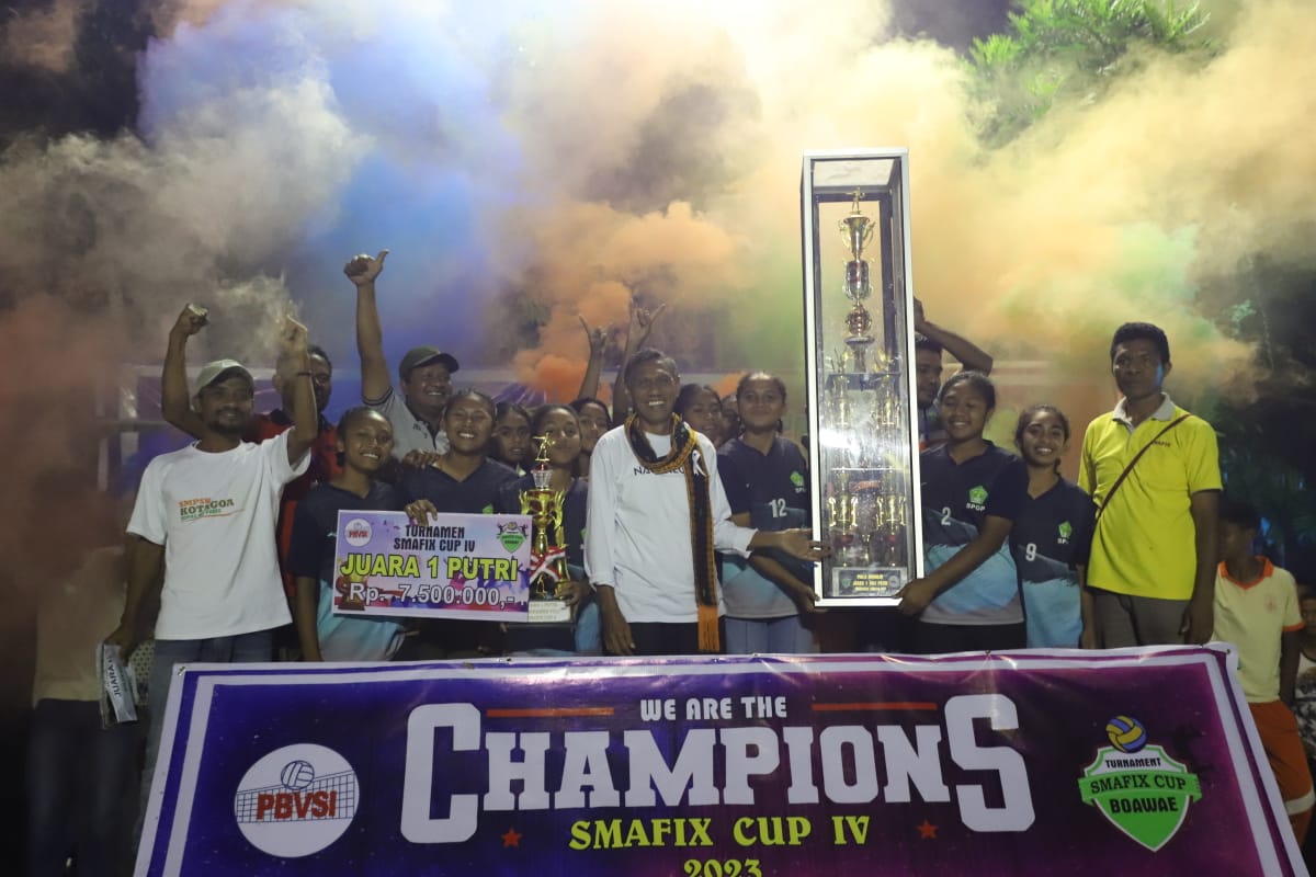 Turnamen Voli SMAFIX CUP IV Boawae Resmi Ditutup (1)