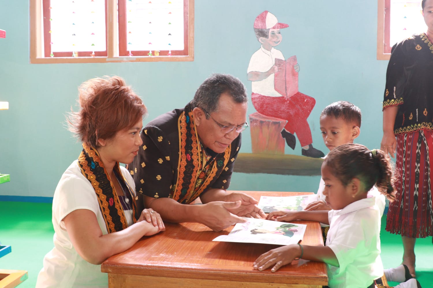 Bupati Nagekeo Meresmikan Perpustakaan Ramah Anak di Kecamatan Keo Tengah (9)