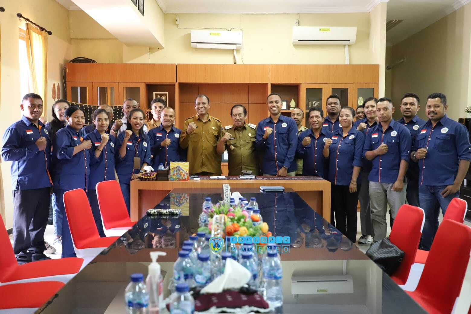 Bupati Nagekeo Menerima Kunjungan Civitas Akademika Institut Nasional Flores (1)