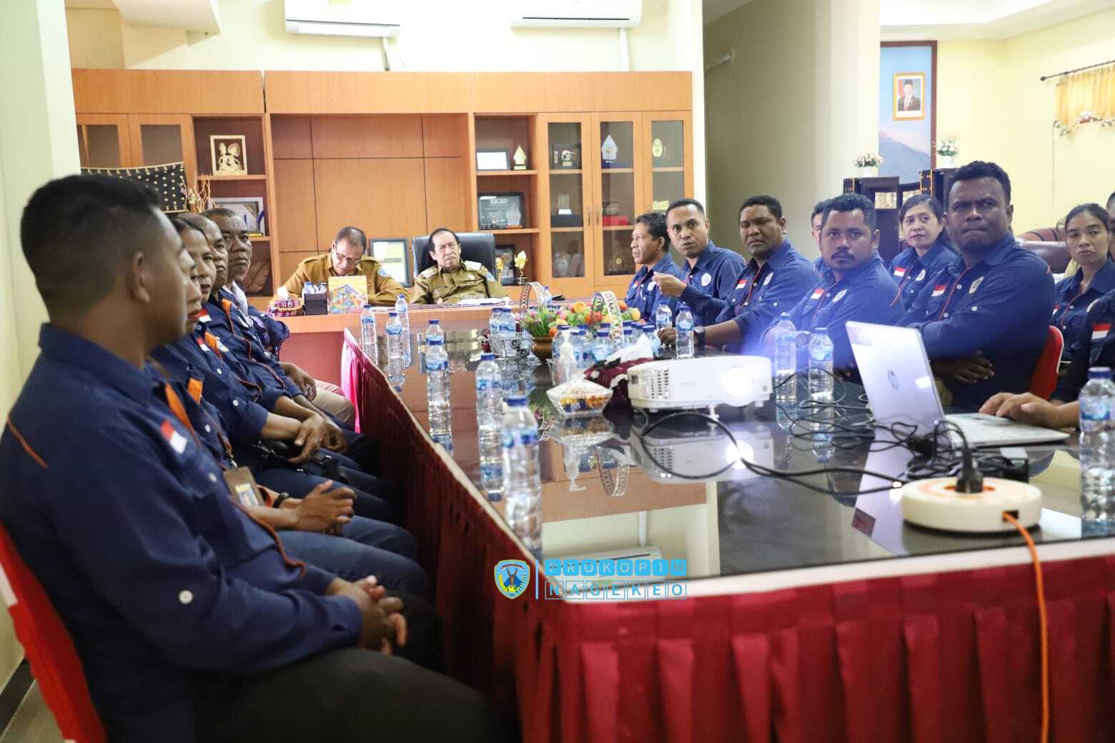 Bupati Nagekeo Menerima Kunjungan Civitas Akademika Institut Nasional Flores (2)