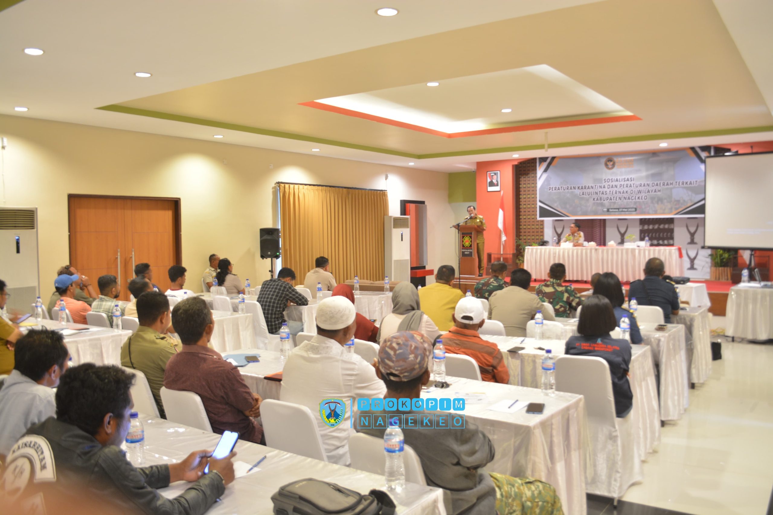 Bupati Nagekeo Buka Kegiatan Sosialisasi Peraturan Karantina dan Lalulintas Ternak (2)
