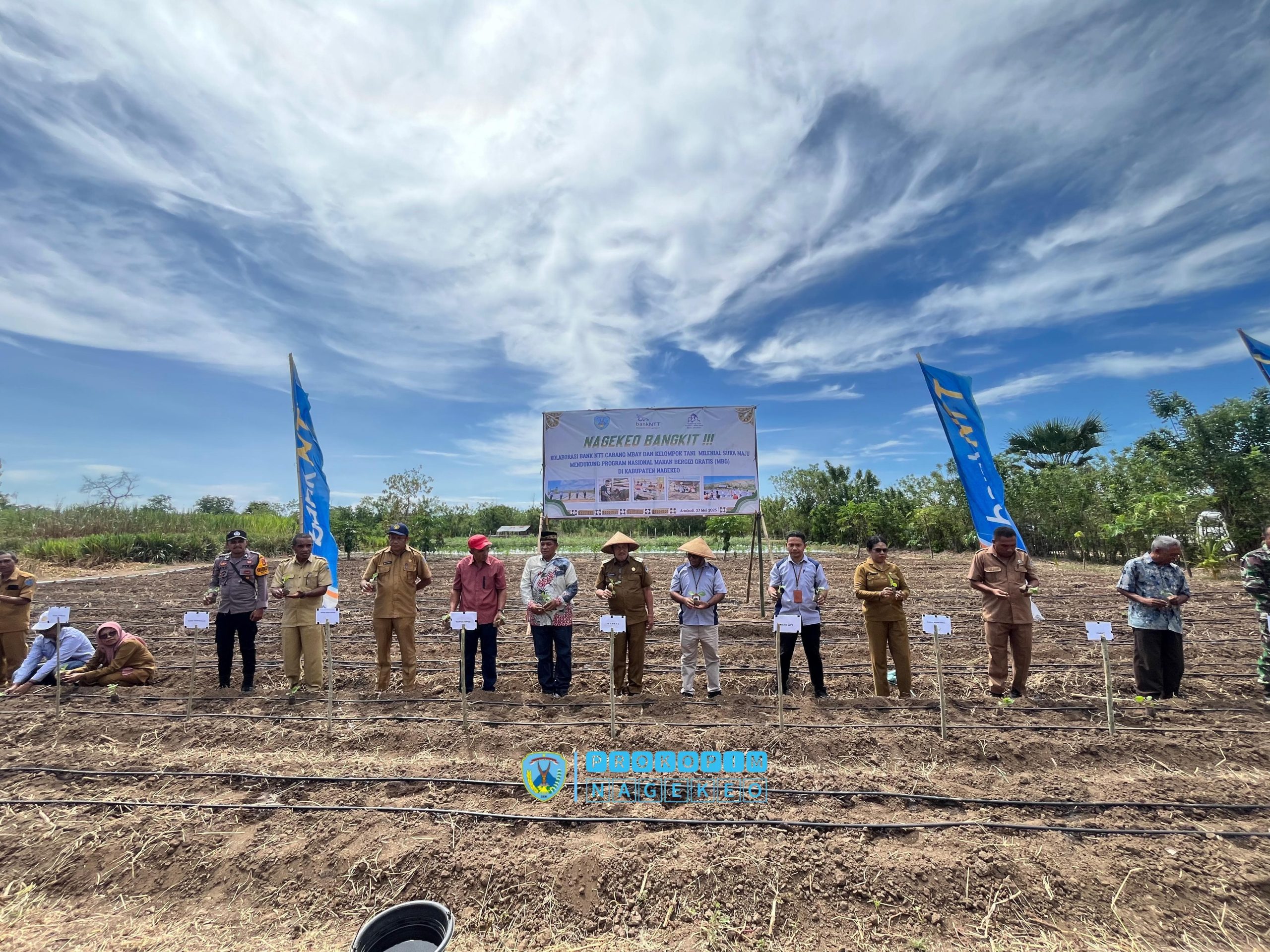 Bupati Nagekeo Hadiri Acara Temu Usaha Ketahanan Pangan; Pengembangan Hortikultura di Pondok Milenial Anakoli (1)