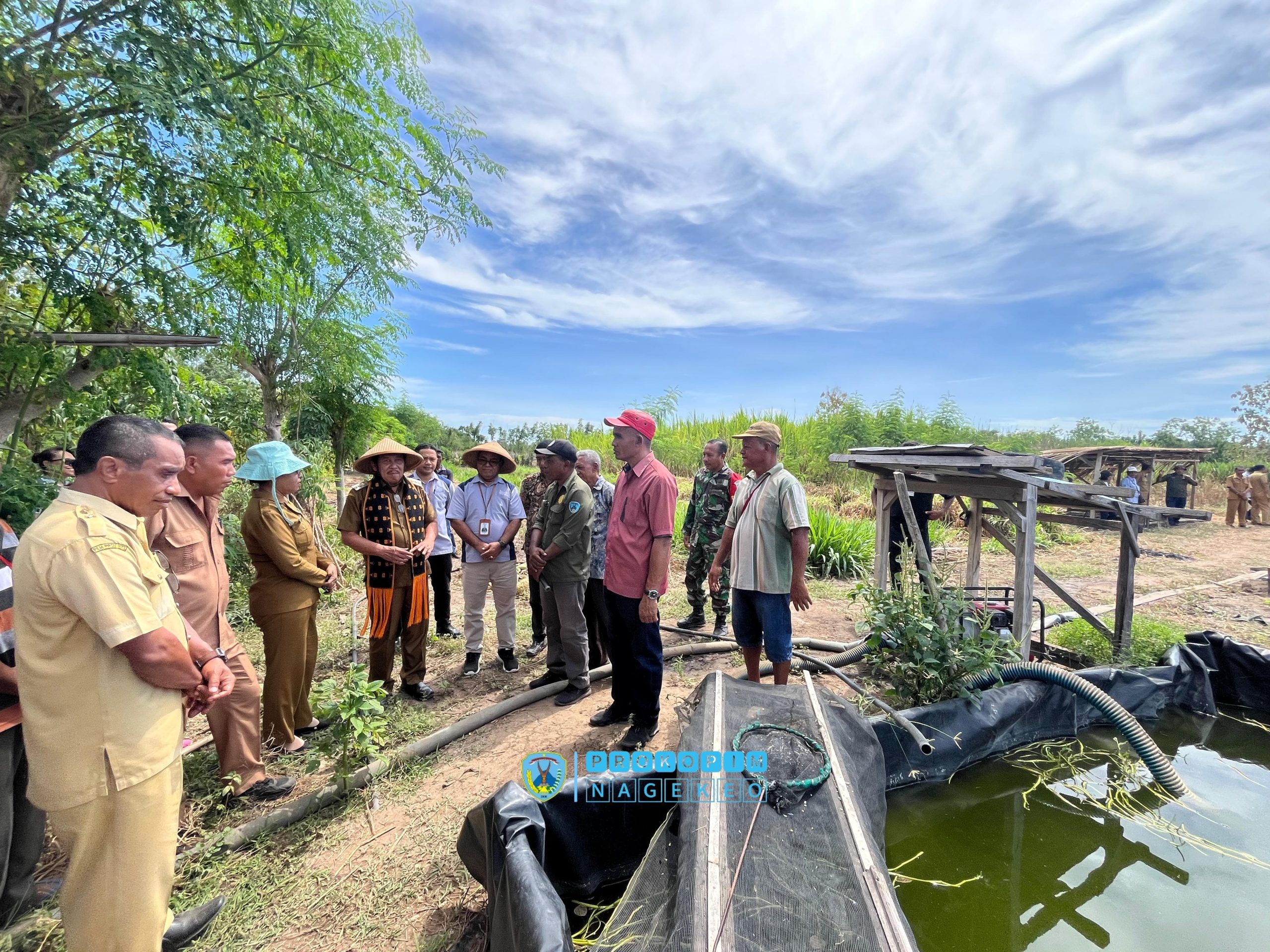 Bupati Nagekeo Hadiri Acara Temu Usaha Ketahanan Pangan; Pengembangan Hortikultura di Pondok Milenial Anakoli (3)
