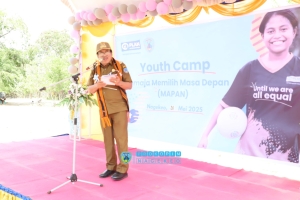 Bupati Simplisius Donatus Membuka kegiatan Youth Camp MAPAN Tingkat Kabupaten Nagekeo