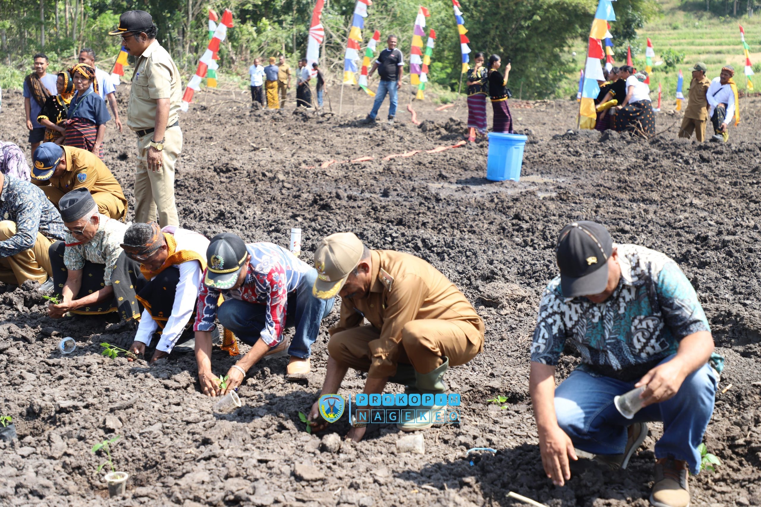Wakil Bupati Nagekeo Menghadiri Acara Temu Karya Pencetakan Lahan Sawah Baru-Desa Renduwawo (2)