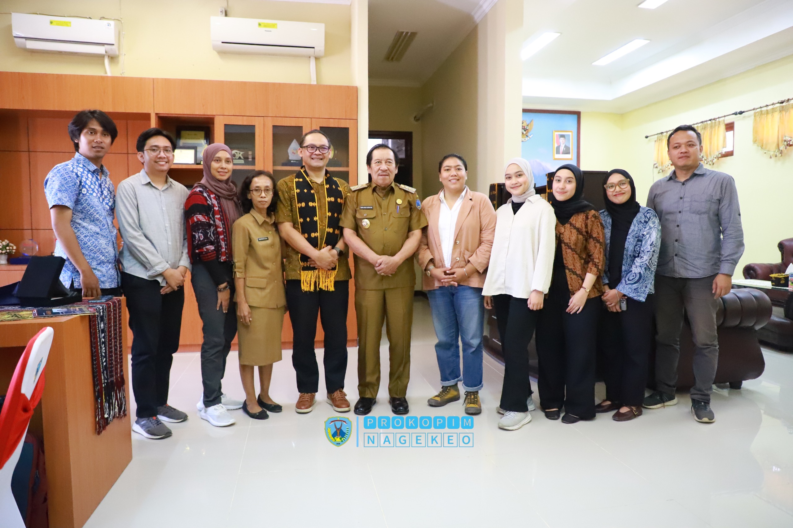 Bupati Nagekeo Audiensi bersama Tim Pengabdian Masyarakat-FISIP Universitas Brawijaya Malang (5)