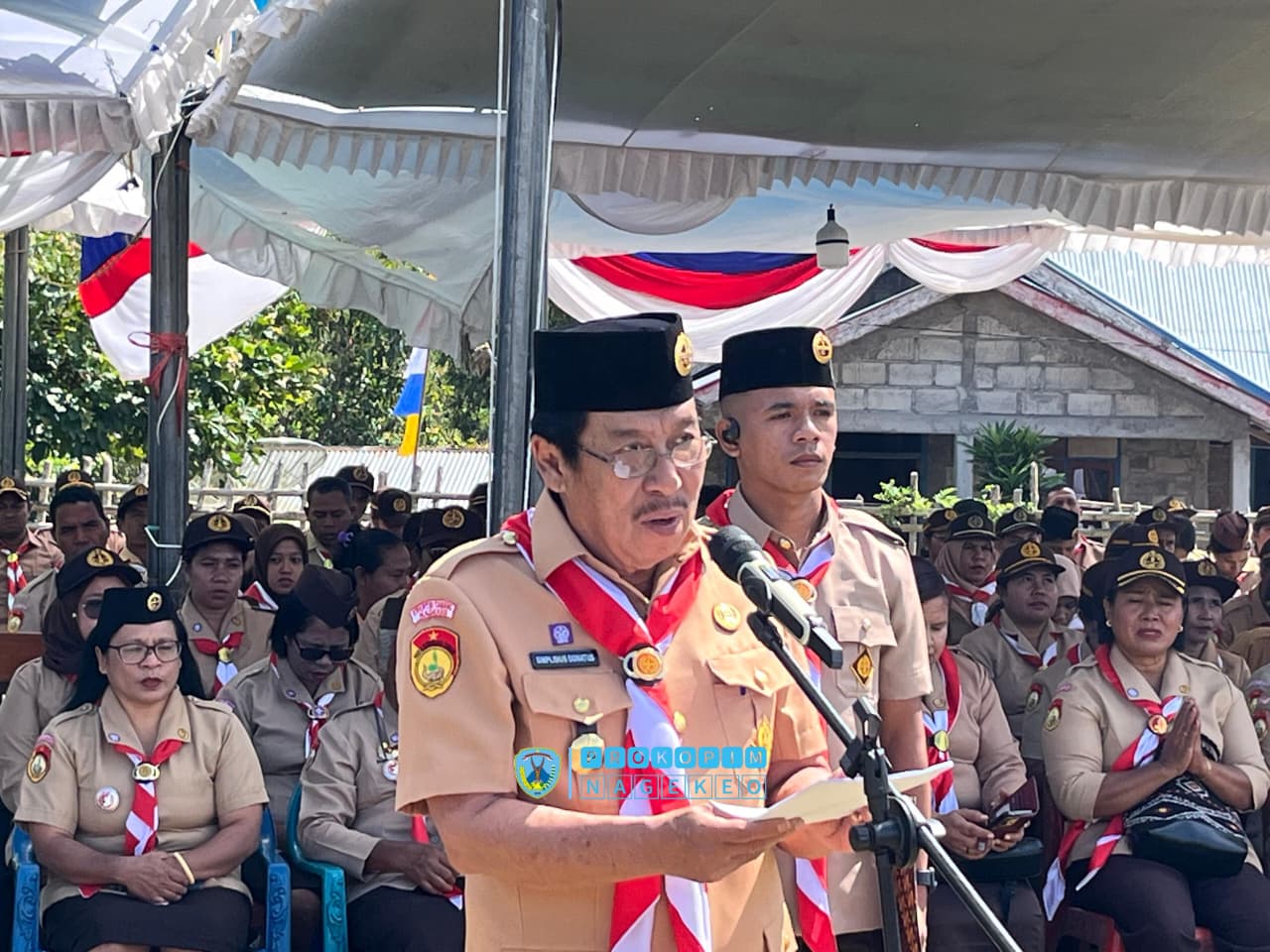 Bupati Nagekeo Pimpin Apel Hari Pramuka ke-64 Tahun 2025 (1)