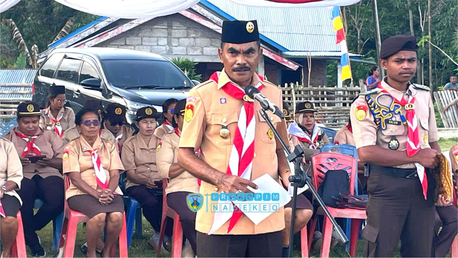 Wakil Bupati Nagekeo Buka Kegiatan Perkemahan Pramuka Tingkat Kwartir Cabang Nagekeo (1)
