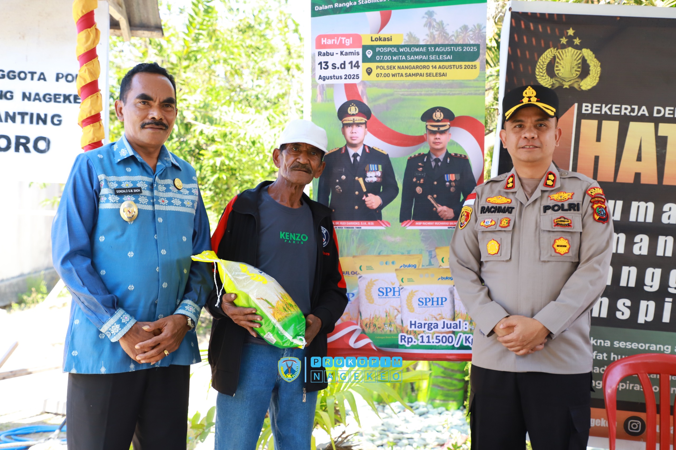 Wakil Bupati Nagekeo Hadiri Zoom Meeting Launching Gerakan Pangan Murah Bersama Polri dan Bulog (1)