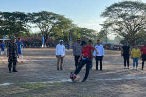 Bupati Nagekeo Resmi Membuka Turnamen Sepak Bola Kota Mbay Cup 1 Tahun 2025