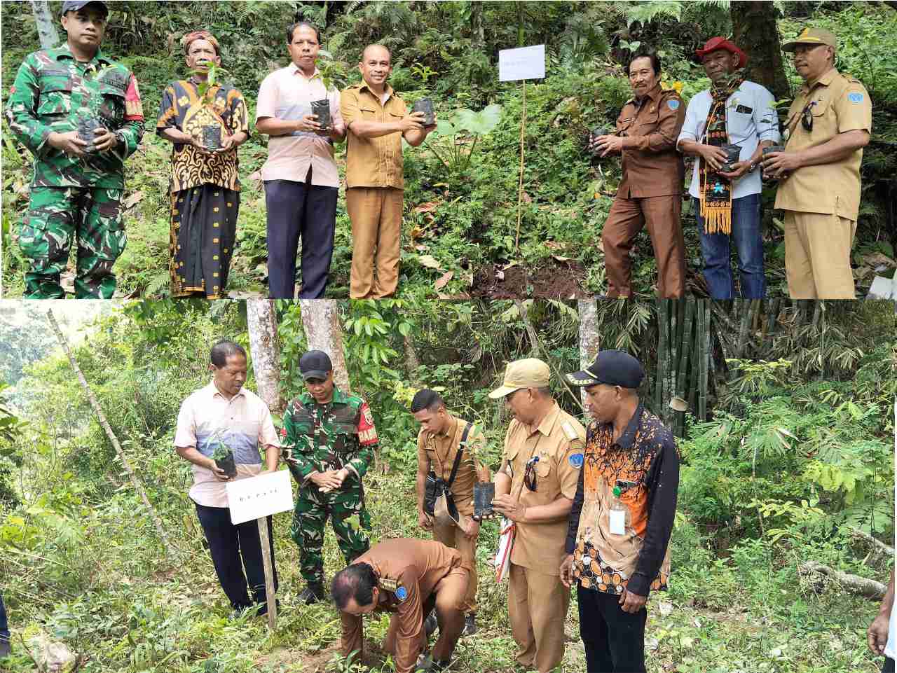 Bupati Nagekeo lakukan Penanaman Pohon Dilokasi Mata Air Bheto Pile - Mundemi (2)