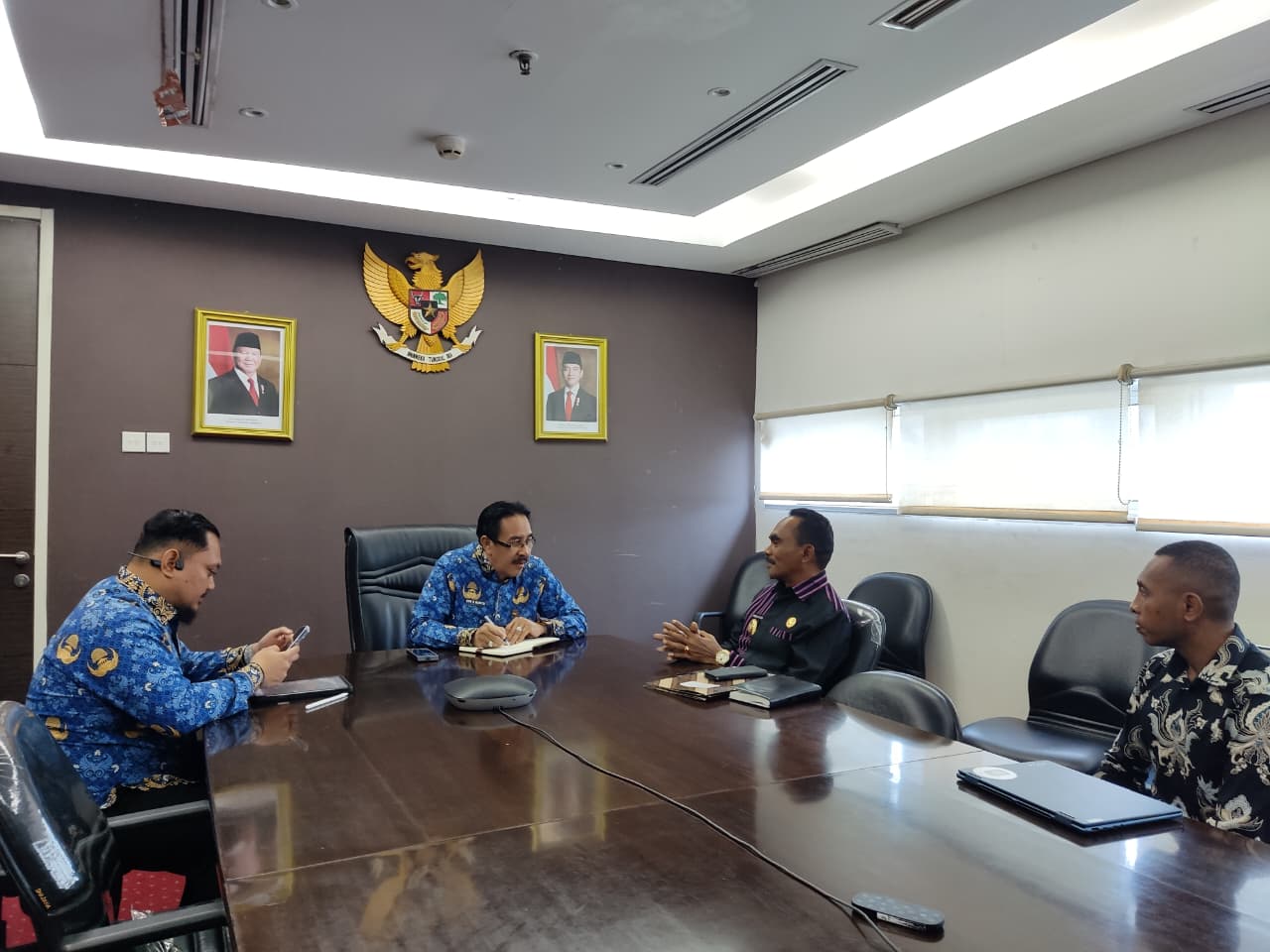 Kunjungan kerja ke Ditjen Bina Administrasi Kewilayahan  Kementrian Dalam Negeri guna Membahas  terkait pencegahan dan penanggulangan kebakaran di Kabupaten Nagekeo.