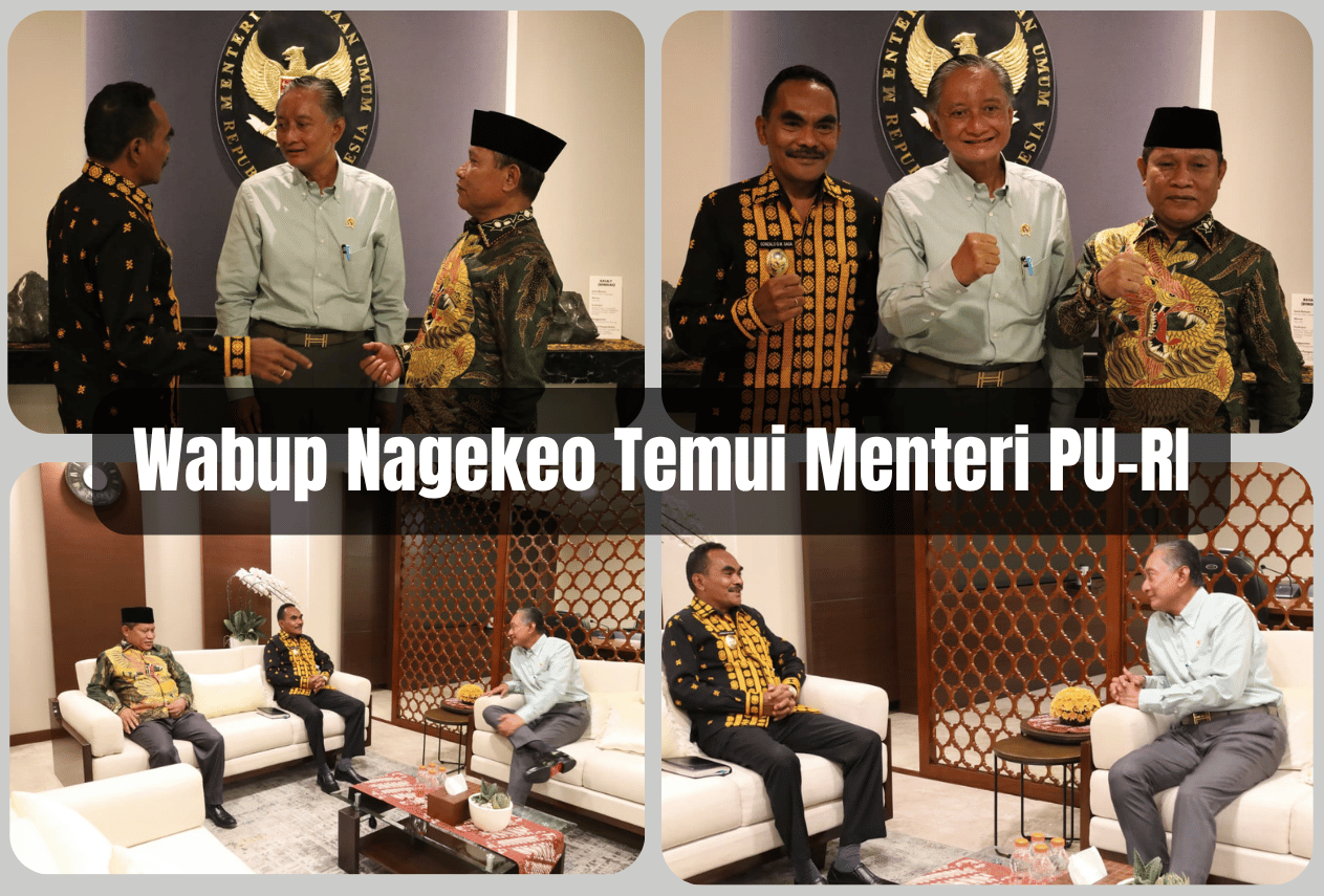 Wabup Nagekeo Temui Menteri PU-RI