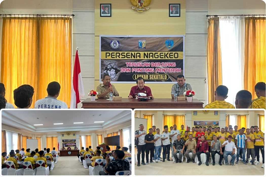 Bupati Nagekeo melepas Laskar Sekatalo Persena Nagekeo Menuju ETMC Ende