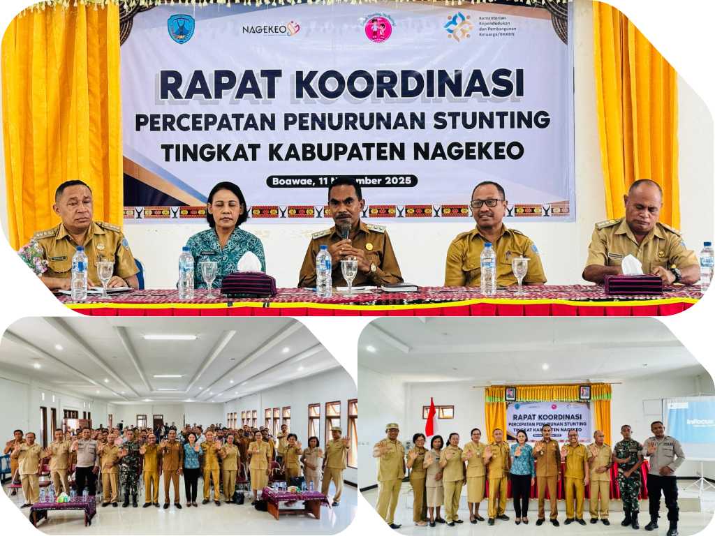 Rakor Percepatan Penurunan Stunting Tingkat Kabupaten Nagekeo