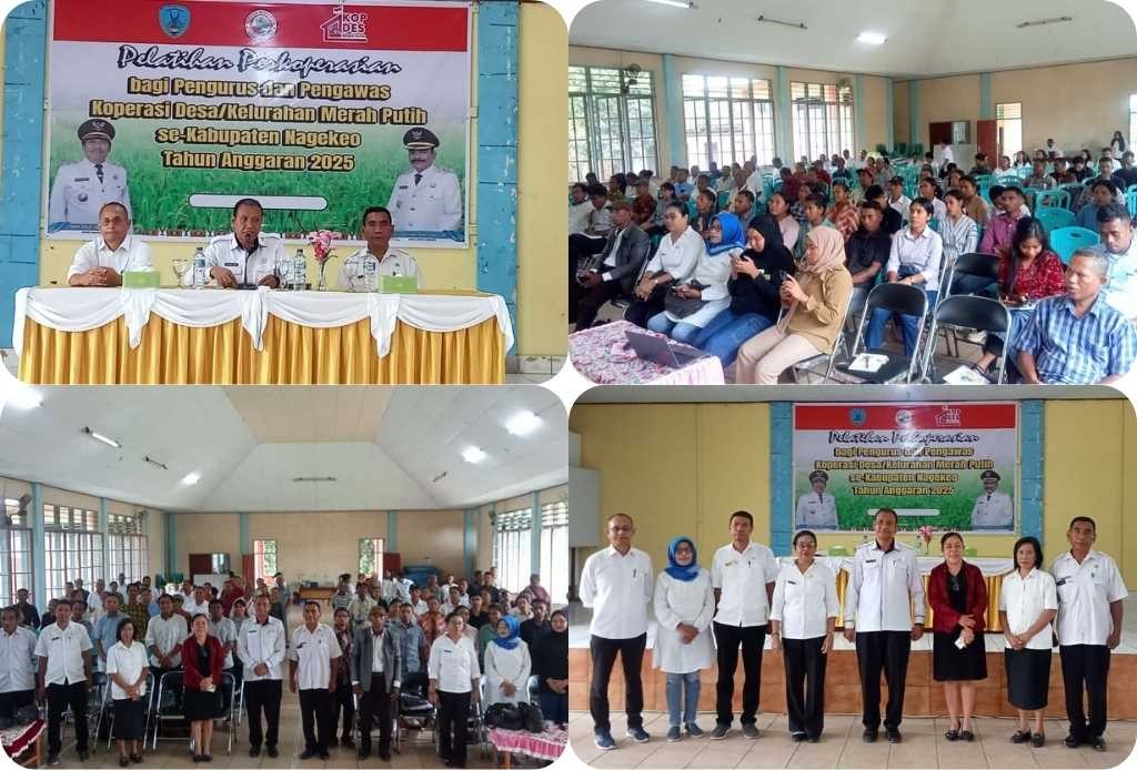 Wakili Bupati Nagekeo Penjabat Sekda Buka Pelatihan Perkoperasian Bagi Pengurus dan Pengawas Koperasi Merah Putih Kabupaten Nagekeo Tahun Anggaran 2025